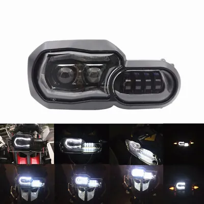$135.66 • Buy LED Headlight With Angel Eye DRL Assembly For BMW F650GS/F700GS/F800GS F800ADV