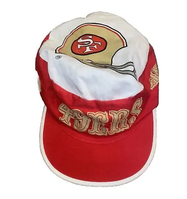 Vtg San Francisco 49ers Hat Painters Cap Painter Football NFL Elastic 80s *NOS* • $24.95