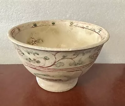 Rare Viet Nam Shipwreck Hoi An Hoard 1500’s Multi Color Rice Bowl • $300