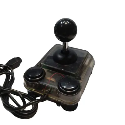 ArcadeR 9-pin Joystick Compatible With Sinclair Atari C64 Sega Transparent Black • £39.95