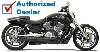 $989.95 • Buy New Bassani Black Road Rage B1 II Power 2 Into 1 Exhaust Pipe System Harley VRod