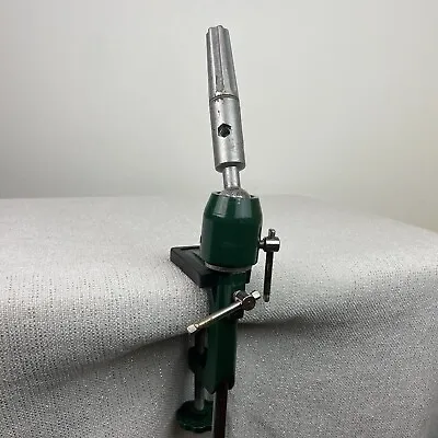 Adjustable Cosmetology Mannequin Head Holder C-Clamp Table Stand Swivel Metal • $34.96
