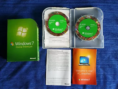 £59.99 • Buy Windows 7 Home Premium DVD 32/64 Bit Original Retail,GC!
