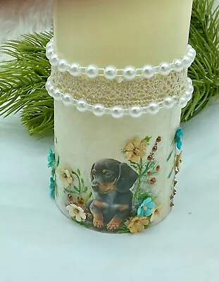 5” DACHSHUND LED Candle #1 • $15