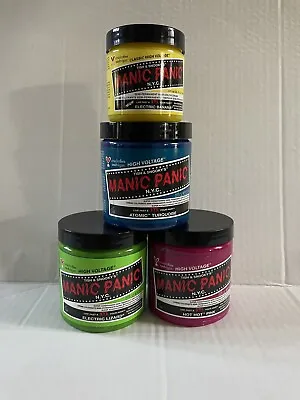 New Manic Panic Bundle Pink Blue Yellow Green | Unopened Three 8oz + One 4oz • $50