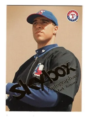 2004 Fleer Skybox Autographics Mark Teixeira #51 Texas Rangers Baseball Card • $1.89