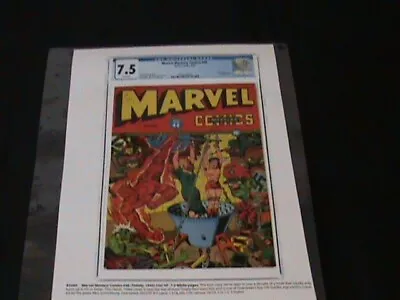 MARVEL MYSTERY COMICS  Ad Page Laminated • $1