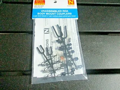 Micro-Trains Stock # 00102000 (1015/1016) Universal Body Mount Couplers N-Scale • $10.10