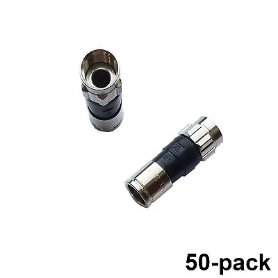 50 PPC EX6XL Plus Coax RG6 Connectors Approved DirecTV Dish • $16.95