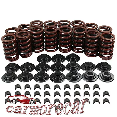 Valve Springs Kit Fit For Chevrolet SBC 327 350 400 W/ Steel Retainers Locks New • $59.97