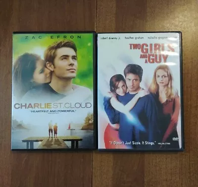 Charlie St Cloud & Two Girls And A Guy 2-dvd Bundle No Slipcovers Used • $9.99