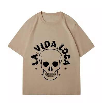 LA VIDA LOCA Skull Graphic T-shirt • $19.95