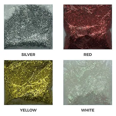 20g HOLOGRAM FINE GLITTER FLAKES IN PACKS 4 Colours Crafts Nail Art Card Making • £4.99