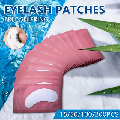 £5.10 • Buy 50/100/200 Pairs Under Eye Curve Eyelash Pads Gel Patch Lint Free Lash Extension