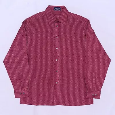 C4810 VTG Givenchy For Chesa Men's Geometric Long Sleeve Shirt • $19.99