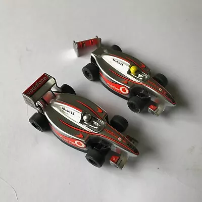 Micro Scalextric Cars. 2 X McLaren Vodafone. 1 Excellent  1 Spares Or Repair. • £2