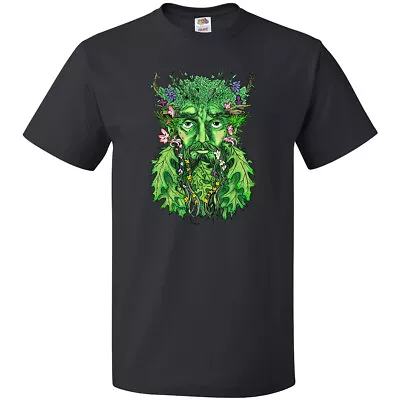 Inktastic 1st Day Of Spring Greenman Spring Equinox T-Shirt First Vernal Present • $14.99
