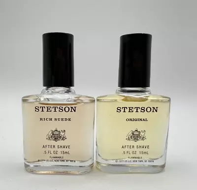 Vintage Stetson After Shave 10 Fl Oz Total Original And Rich Suede • $14.95