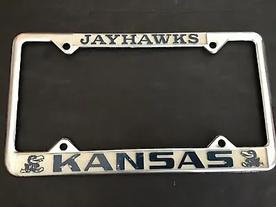 Kansas University Jayhawks License Plate Frame Vintage College • $39.99
