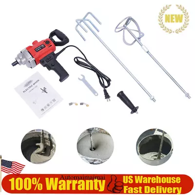 2400W 1200rpm Corded Electric Drill Mixer Concrete Mud Drill Mixing Tool Machine • $62.70