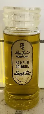 Vintage Max Factor Of Hollywood Sweet Pea Parfum Cologne 4 Oz. Made In USA • $199.99