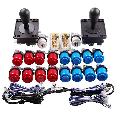 2-Player Arcade Buttons And Joystick DIY Controller Kit For Raspberry • $55