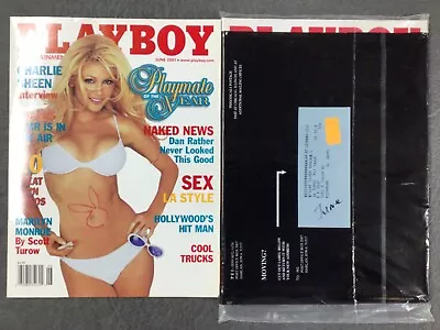 Playboy Magazine June 2001 Factory Sealed Unopened Unread Free Shipping • $16.95