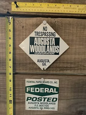 2 Georgia Timber Boundary Signs Posted  • $7.99