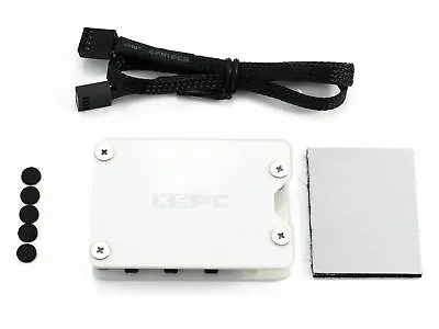XSPC 8 Way PWM Splitter Hub - SATA Powered (White) V2 • £13.49