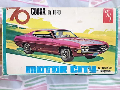 Rare! Original Vintage Amt 1970 Ford Cobra Motor City Kit *complete *super Nice! • $335