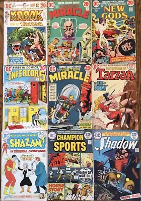 Lot Of 9: New Gods #11 Mister Miracle 10 12 Korak 48 Tarzan 223 Shadow 4 Shazam! • $5.99