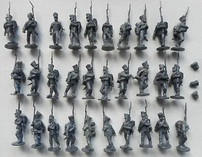 30 28mm Napoleonic Prussian Line Infantry 1813-1815. Plastic Perry Miniatures. • £12.27