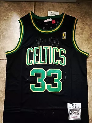 Larry Bird #33 Boston Celtics Men's Throwback Stitched Jersey US Seller • $49.99