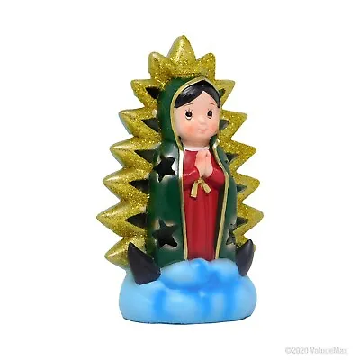 Our Lady Of Guadalupe Statue Kids Night Light Finely Detailed Resin 8 Inch Tall • $33.06