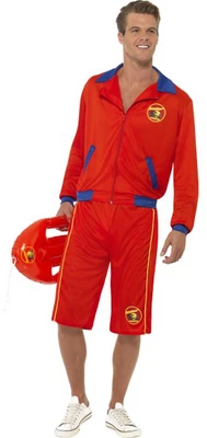 £41.83 • Buy Film & TV Baywatch Beach Licensed Fancy Dress Men's Lifeguard Complete Costume