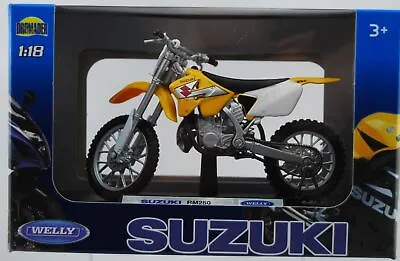 Welly Suzuki Rm250 1:18 Die Cast Metal Model New Licensed Motorcycle • $10