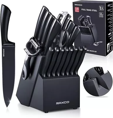 RAXCO Knife Set Kitchen Knife Set Knife Block Set Chef Knife Set With Block-AU • $91.20