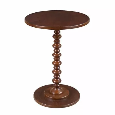 Convenience Concepts Palm Beach Spindle Table In Mahogany Wood Finish • $67.06