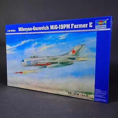 Trumpeter 1:48 Mikoyan-Gurevich MiG-19PM Farmer E Model Plane Kit #02804 • $56.99