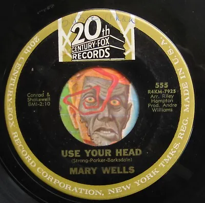 HEAR Mary Wells 45 Use Your Head / Everlovin Boy R&B Northern Soul • $6.99