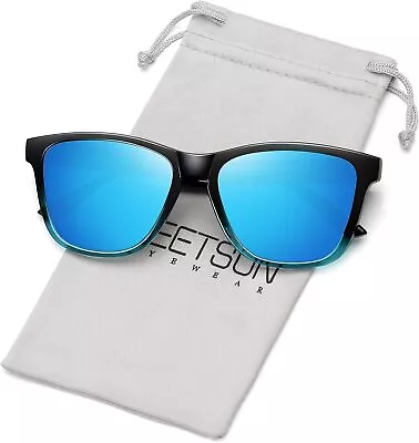 MEETSUN Polarized Sunglasses For Women Men Classic U2 Blue Mirrored Lens  • $26.01