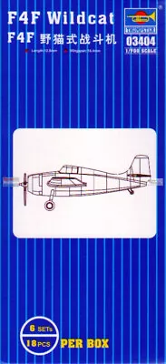 TRP03404 1:700 Trumpeter F4F Wildcat Set • $16.54