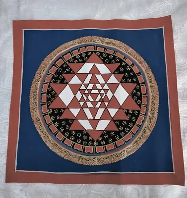 Unique Handpainted Endless Knot Mandala Thangka  Nepal • $15