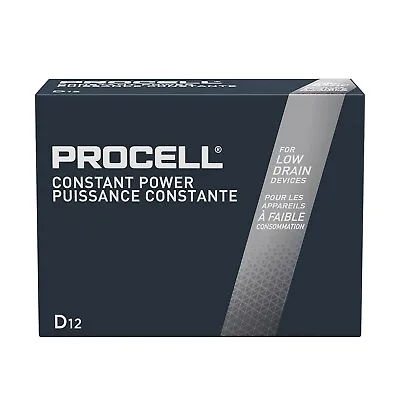 Duracell Procell Alkaline Batteries D 12/Box PC1300 • $15.72