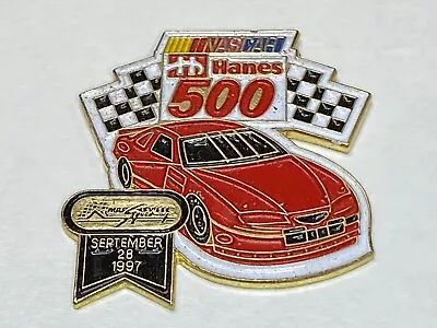 NASCAR Winston Cup Race Pin Hanes 500 Martinsville Speedway Sept 28 1997 9/28/97 • $29.99