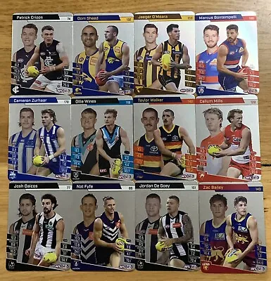 $2 • Buy 2022 Afl Teamcoach Silver - Pick Your Cards...... Finish Off Your Set.
