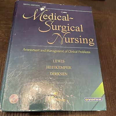 Medical Surgical Nursing : Assessment And Management Of Clinical Problems 6thEd • $18