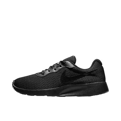 Women's Nike Tanjun Black/Black-Barely Volt (DJ6257 002) • $59.95