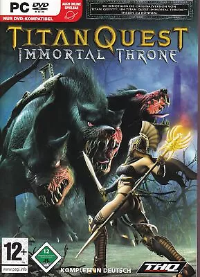 Titan Quest Immortal Throne Add-On [Video Game] • $74.81
