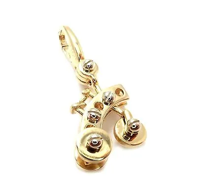 Authentic! Vintage Cartier 18k Yellow Gold Tricycle Bicycle Charm Pendant 2000 • $1965.60